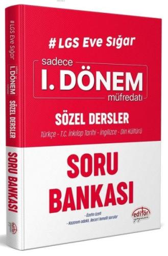 Editör LGS Eve Sığar 1. Dönem Sözel Dersler Soru Bankası %23 indirimli