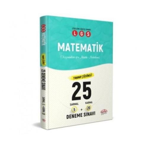 Editör LGS Matematik 25 Deneme Sınavı %23 indirimli Komisyon