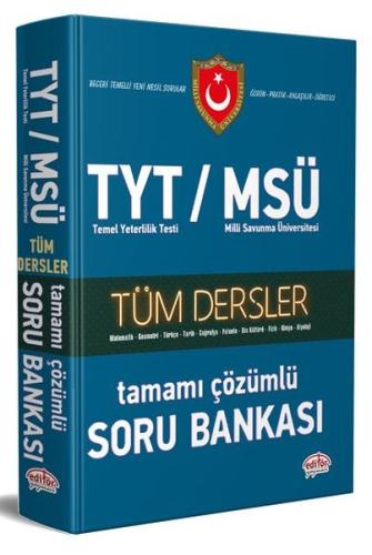 Editör TYT MSÜ Tüm Dersler Çözümlü Soru Bankası Kolektıf