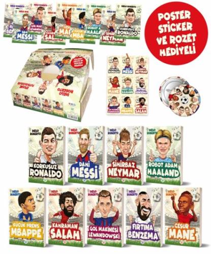 Efsane Futbolcular Kutulu Set (9 Kitap Takım) Dıego Roberto