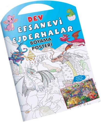 Efsanevi Ejderhalar Dev Boyama Posteri %23 indirimli