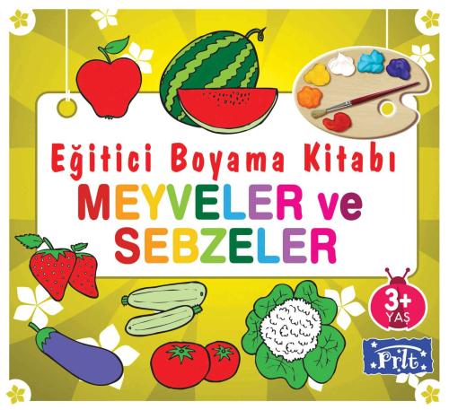 Eğitici Boyama Kitabı - Meyveler ve Sebzeler %35 indirimli Kolektif