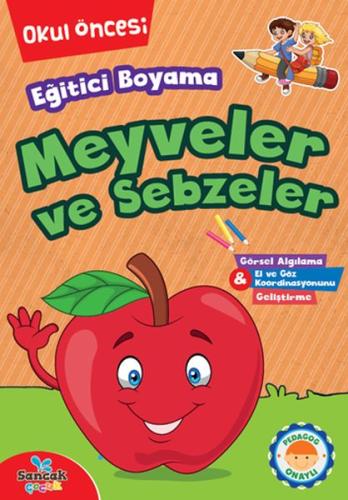 Eğitici Boyama - Meyveler ve Sebzeler %30 indirimli Kolektıf