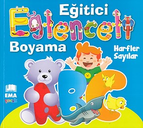 Eğitici Eğlenceli Boyama - Harfler / Sayılar %20 indirimli Kolektif