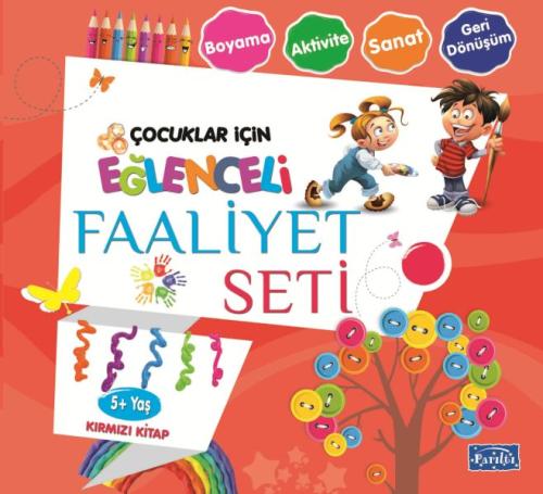 Eğlenceli Faaliyet Seti - Kırmızı Kitap - 5+ Yaş %35 indirimli Kolekti