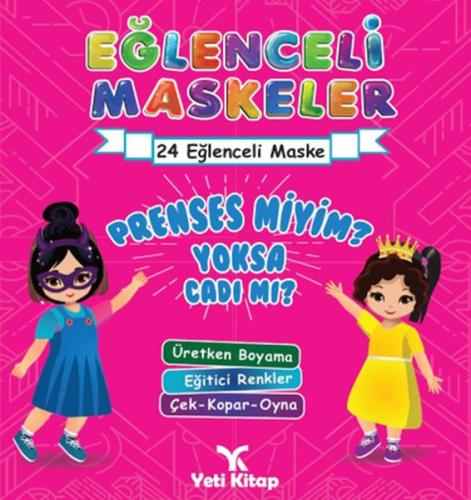 Eğlenceli maskeler prenses miyim yoksa cadımı ? %15 indirimli Feyyaz U