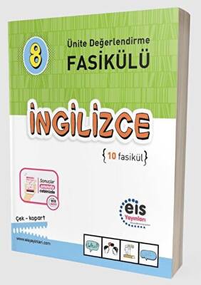 Eis Yayınları 8. Sınıf Ünite Değerlendirme Fasikülü 1-10 İngilizce Kol