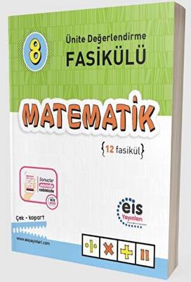 Eis Yayınları 8. Sınıf Ünite Değerlendirme Fasikülü 1-12 Matematik Kol