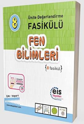 Eis Yayınları 8. Sınıf Ünite Değerlendirme Fasikülü 1-7 Fen Bilimleri 