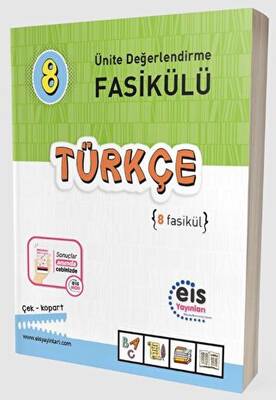 Eis Yayınları 8. Sınıf Ünite Değerlendirme Fasikülü 1-8 Türkçe Kolekti