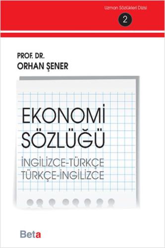 Ekonomi Sözlüğü (İngilizce-Türkçe) (Türkçe-İngilizce) %3 indirimli Orh