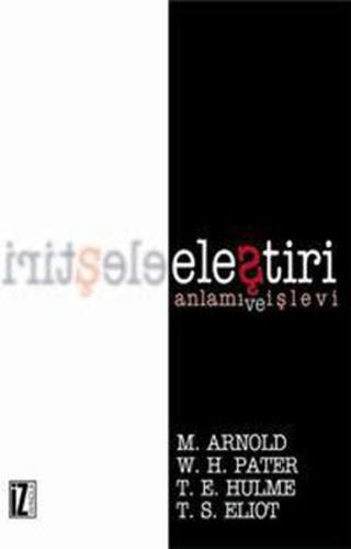 Eleştiri %15 indirimli Matthew Arnold