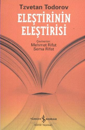 Eleştirinin Eleştirisi %31 indirimli Tzvetan Todorov