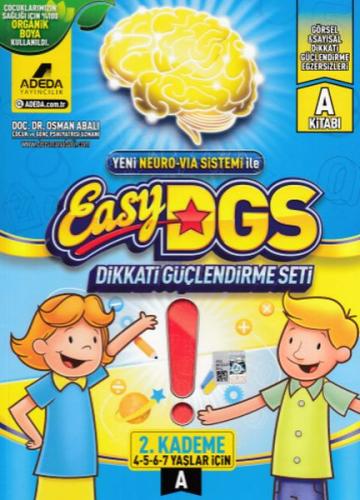 EASY Dikkati Güçlendirme Seti 4-7 yaş A Kitapçığı %25 indirimli Doç. D