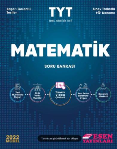 Esen TYT Matematik Soru Bankası 2022 %20 indirimli Sebahattin Ölmez