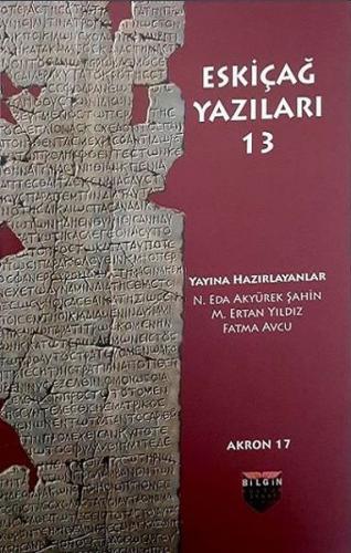 Eskiçağ Yazıları 13 %10 indirimli M. Ertan Yıldız