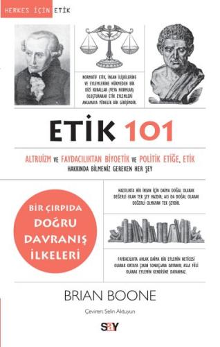 Etik 101 %14 indirimli Brian Boone