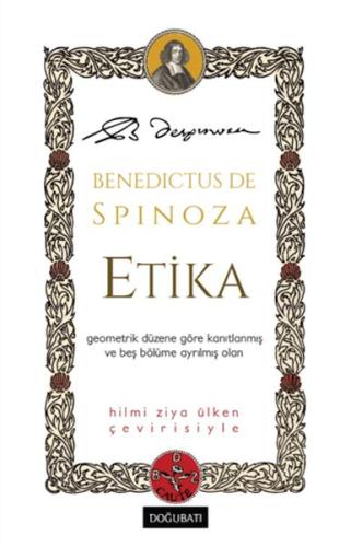 Etika %10 indirimli Benedictus De Spinoza