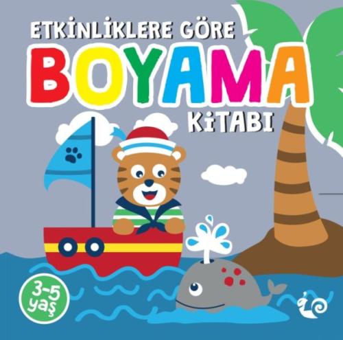 Etkinliklere Göre Boyama Kitabı - Gri %26 indirimli Sunguralp Şolpan