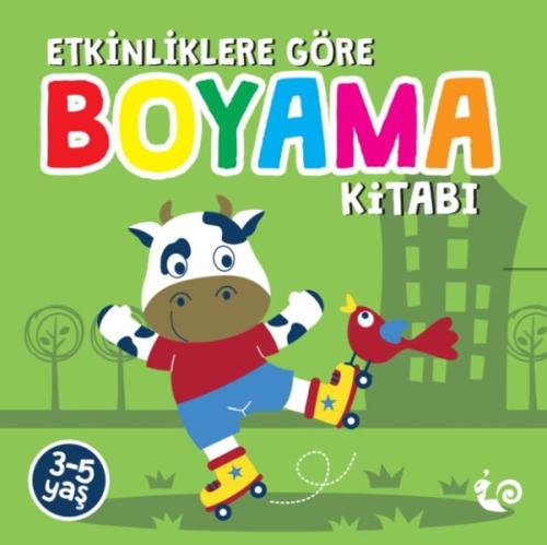 Etkinliklere Göre Boyama Kitabı - Yeşil %26 indirimli Sunguralp Şolpan