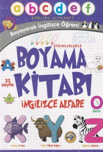 Etkinliklerle Boyama Kitabı İngilizce Alfabe %23 indirimli Emrecan Zen