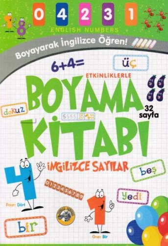 Etkinliklerle Boyama Kitabı İngilizce Sayılar %23 indirimli Emrecan Ze