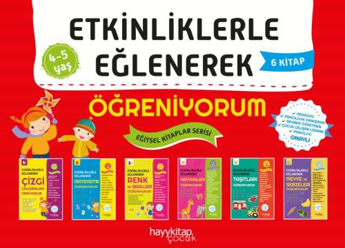 Etkinliklerle Eğlenerek Öğreniyorum - 6 Kitap Takım %15 indirimli Cana