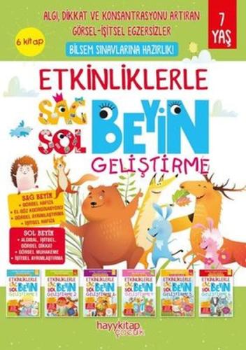 Etkinliklerle Sağ Beyin Sol Beyin Geliştirme (7 yaş) 6’lı Set %15 indi