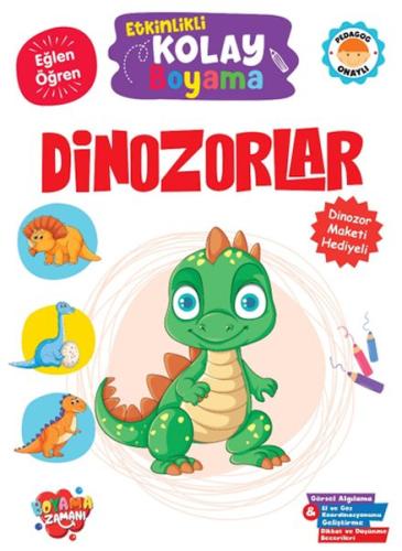 Etkinlikli Kolay Boyama – Dinozorlar %25 indirimli