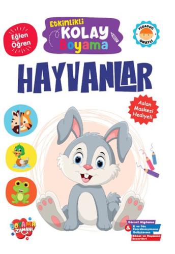 Etkinlikli Kolay Boyama – Hayvanlar %25 indirimli