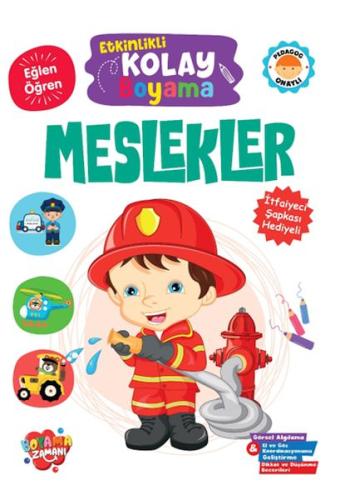 Etkinlikli Kolay Boyama – Meslekler %25 indirimli