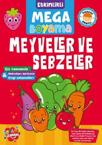 Etkinlikli Mega Boyama - Meyveler ve Sebzeler %25 indirimli