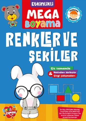 Etkinlikli Mega Boyama - Renkler ve Şekiller %25 indirimli