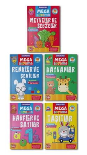 Etkinlikli Mega Boyama Serisi - 5 Kitap Takım %25 indirimli