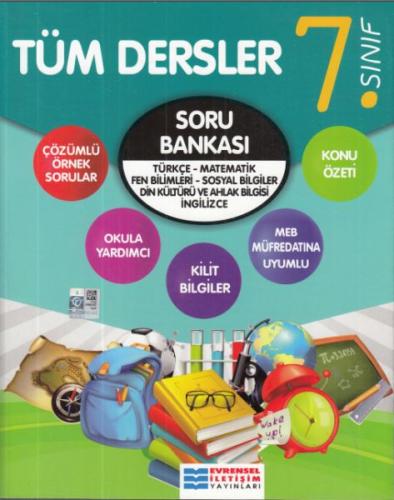 Evrensel 7. Sınıf Tüm Dersler Konu Özetli Soru Bankası (Yeni) Kolektif