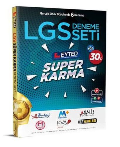 Eyted 8. Sınıf LGS Süper Karma 6 lı Deneme Seti Komisyon