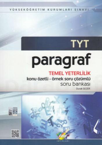 FDD TYT Paragraf Temel Yeterlilik Soru Bankası (Yeni) Durak Gezer