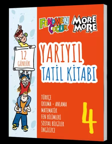 Fenomen Çocuk Yayınları 4. Sınıf Yarıyıl Tatil Kitabı