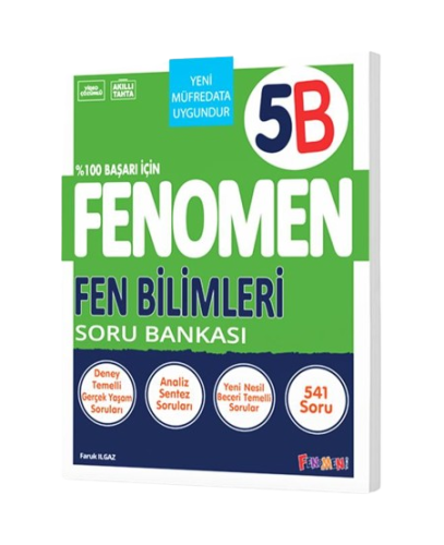 Fenomen Yayınları 5.Sınıf Fen Bilimleri B Soru Bankası