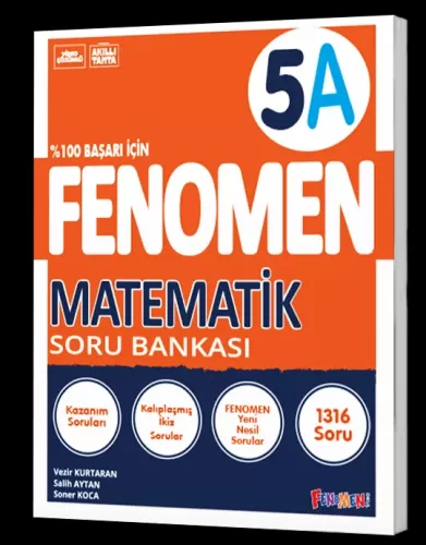 Fenomen Yayınları 5.Sınıf Matematik A Soru Bankası