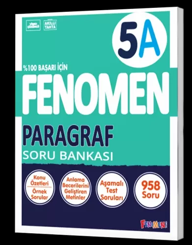 Fenomen Yayınları 5.Sınıf Paragraf A Soru Bankası