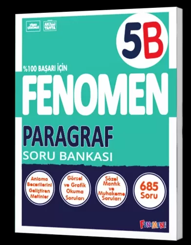 Fenomen Yayınları 5.Sınıf Paragraf B Soru Bankası