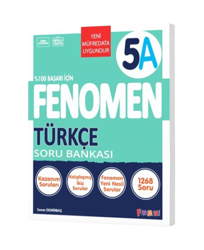 Fenomen Yayınları 5.Sınıf Türkçe A Soru Bankası