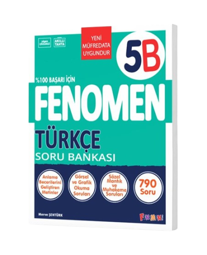 Fenomen Yayınları 5.Sınıf Türkçe B Soru Bankası