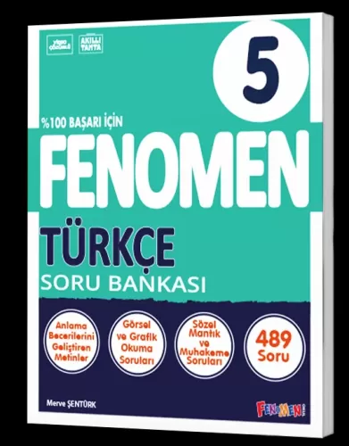 Fenomen Yayınları 5.Sınıf Türkçe Soru Bankası