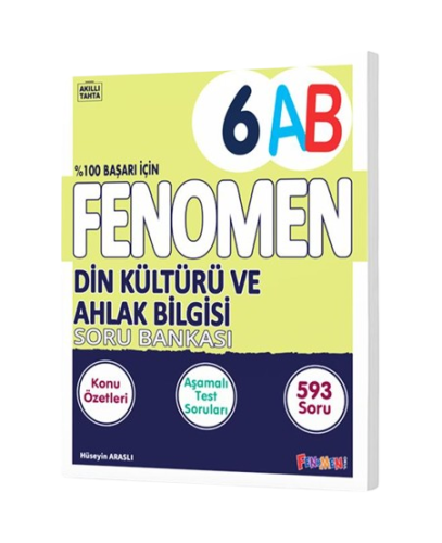 Fenomen Yayınları 6.Sınıf Din Kültürü Ve Ahlak Bilgisi A-B Soru Bankas