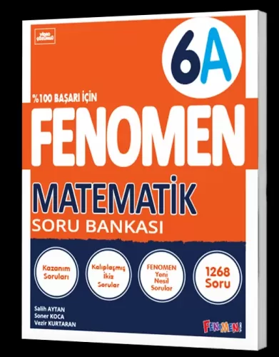 Fenomen Yayınları 6.Sınıf Matematik A Soru Bankası