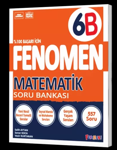 Fenomen Yayınları 6.Sınıf Matematik B Soru Bankası