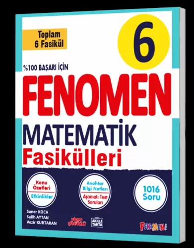 Fenomen Yayınları 6.Sınıf Matematik Fasikül Seti