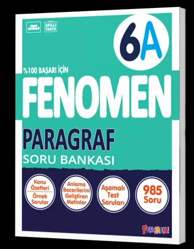 Fenomen Yayınları 6.Sınıf Paragraf A Soru Bankası